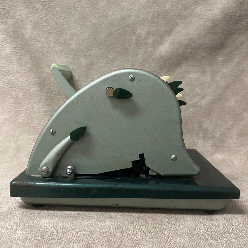 Vintage Paymaster Series X-2000 Check Writer Stamping Machine Mint Green - Picture 7 of 7